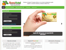 Tablet Screenshot of bonohotel.es